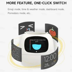 Smart Flowerpots,Smart Pet Planter,Ai Planter,Intelligent Flowerpots,Multiple Expressions,7 Smart Sensors, and Ai Chips Make Raising Plants Easy and Fun for Living Room,Plant-Free