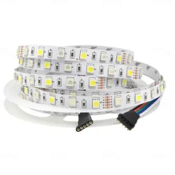 Smart LED Strip Light 32.8ft 10m(2x5m) RGB+White WIFI APP 300LEDs 5050SMD Work with Alexa Google with WIFI Remote Controller