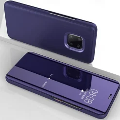 Smart Mirror View Smart Flip Phone Case For Huawei Mate 30 Pro Mate 20 Pro Mate 20X Mate 10 Pro Stents Cover
