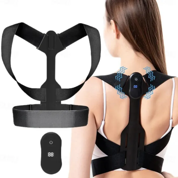 Smart Posture Corrector Invisible Correction Belt Reminder Adult Child Sitting Posture Hunchback Back Sensor Orthosis Strap USB