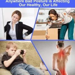 Smart Posture Corrector Invisible Correction Belt Reminder Adult Child Sitting Posture Hunchback Back Sensor Orthosis Strap USB