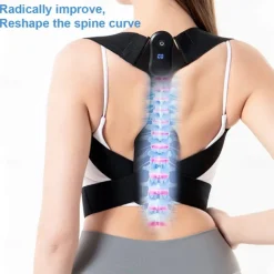 Smart Posture Corrector Invisible Correction Belt Reminder Adult Child Sitting Posture Hunchback Back Sensor Orthosis Strap USB