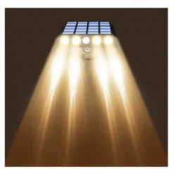 Smart Solar Flood Lights 4LED Porch Light Outdoor Street Light for Garden Courtyard Stair Step Fence Decorative Lighting