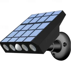 Smart Solar Flood Lights 4LED Porch Light Outdoor Street Light for Garden Courtyard Stair Step Fence Decorative Lighting