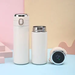 Smart Thermos Mug Mini Stainless Steel Thermos Cup Portable Leak Proof Water Cup with Filter Water Vacuum Tea Coffee Bottle Cup