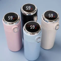 Smart Thermos Mug Mini Stainless Steel Thermos Cup Portable Leak Proof Water Cup with Filter Water Vacuum Tea Coffee Bottle Cup