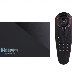 Smart TV Box H96 MAX RK3566 Quad Core Android 11.0 8GB RAM 128GB ROM 1080p 8K with Dual Wi-Fi 2.4G/5.0G Media Player Google Play Youtube
