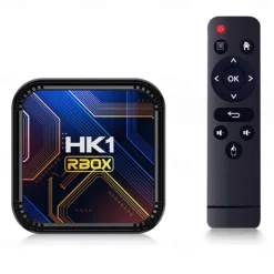 Smart TV Box HK1 RBOX K8S Android 13 8K Android TV Box RGB Light 4GB 64GB WiFi6 Dual Wifi 2023 PK Android 12 6K