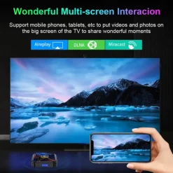 Smart TV Box HK1 RBOX K8S Android 13 8K Android TV Box RGB Light 4GB 64GB WiFi6 Dual Wifi 2023 PK Android 12 6K