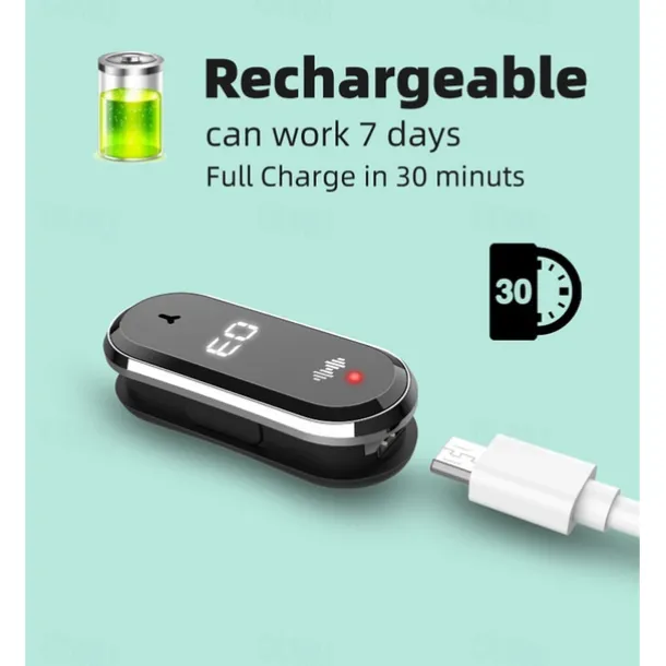 Smart Ultrasonic Mosquito Repellent Bracelet – Digital Watch with Pedometer, Body Temperature Display, USB Charging, Long-Term Wearable Protection