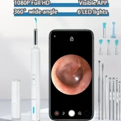 Smart Visual Ear Cleaner Ear Stick Endoscope Earpick Camera Otoscope Ear Cleaner Ear Wax Remover Ear Picker Earwax Removal Tool