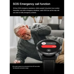 Smart Watch for Men - ECG, Blood Pressure, Body Temperature Monitoring, IP68 Waterproof Fitness Tracker​