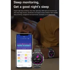 Smart Watch for Men - ECG, Blood Pressure, Body Temperature Monitoring, IP68 Waterproof Fitness Tracker​