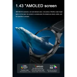 Smart Watch for Men - ECG, Blood Pressure, Body Temperature Monitoring, IP68 Waterproof Fitness Tracker​