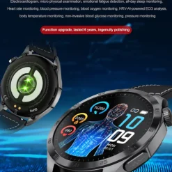 Smart Watch for Men - ECG, Blood Pressure, Body Temperature Monitoring, IP68 Waterproof Fitness Tracker​