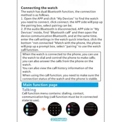 Smart Watch for Men - ECG, Blood Pressure, Body Temperature Monitoring, IP68 Waterproof Fitness Tracker​