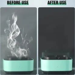 Smokeless Ashtrays For Cigarettes Indoor 2 In 1 Air Purifier Multifunctional Negative Ion Air Fresher for Filtering Second-Hand Smoke From Cigarettes Remove Odor Without Battery
