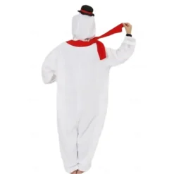 Snowman Christmas Pajamas Onesie Costume Men's Women's Christmas Carnival Christmas Eve Christmas Adults Party Christmas Onesie