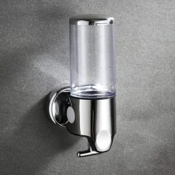 Soap Dispenser Wall Mounted Bathroom Shower Pump Dispenser for Shower Gel Shampoo Soap (500ml)