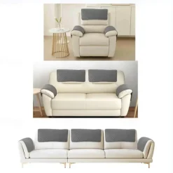 Sofa Armrest Cover Couch Armrest Mat Backret Cover Soft Protector for Chairs Couch Sofa Armchair Slipcovers Recliner Sofa
