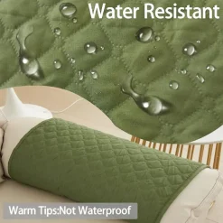 Sofa Armrest Cover Couch Armrest Mat Backret Cover Soft Protector for Chairs Couch Sofa Armchair Slipcovers Recliner Sofa