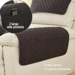 Sofa Armrest Cover Couch Armrest Mat Backret Cover Soft Protector for Chairs Couch Sofa Armchair Slipcovers Recliner Sofa