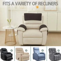 Sofa Armrest Cover Couch Armrest Mat Backret Cover Soft Protector for Chairs Couch Sofa Armchair Slipcovers Recliner Sofa
