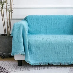 Sofa Cover Boho Sofa Blanket Throw Towel for Sectional Couch Armchair Loveseat 4 or 4 or 3 Seater L Shape Anti-Scratch Cat Washable