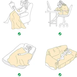 Sofa Cover Boho Sofa Blanket Throw Towel for Sectional Couch Armchair Loveseat 4 or 4 or 3 Seater L Shape Anti-Scratch Cat Washable