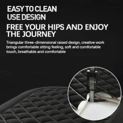 Soft Car Seat Cushion with Foam Padding, Non-Slip Seat Protector for Cars, Office Chairs, or Home