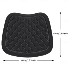 Soft Car Seat Cushion with Foam Padding, Non-Slip Seat Protector for Cars, Office Chairs, or Home