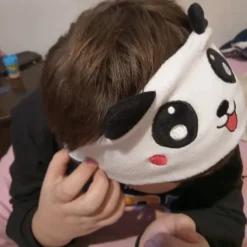 Soft Elastic Comfortable Wireless Music Earphones Kids Animal Sleeping Headphones Eye Mask Bluetooth V5.0 Headphones Headband