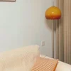 Soft Light Mushroom-shaped Floor Lamp,Medieval Creative Standing Lamp Glass Lampshade Living Room Bedroom Vertical Lamp Adornment Decorations 85-265V