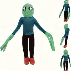 Soft Polyester Spooky Fingers Plush Toy 13.39" Horror-Themed Stuffed Character, Perfect for Halloween & Thanksgiving Decor, Safe for Ages 0-3, Green