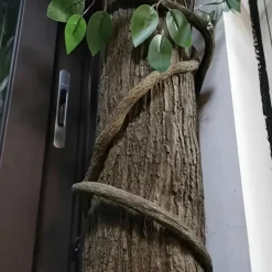 Soft Rubber Faux Tree Bark Roll Versatile, Cut-to-Size for DIY Home Decor, Wall & Column Covering - Available in Multiple Sizes