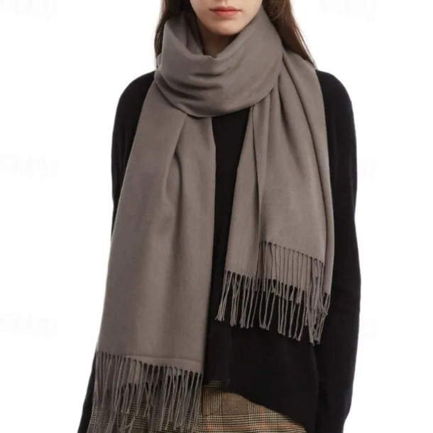 Soft Silky Pashmina Shawl Wraps Solid Colors Scarf for Wedding Evening Dresses