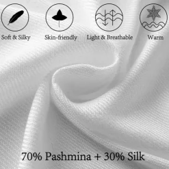 Soft Silky Pashmina Shawl Wraps Solid Colors Scarf for Wedding Evening Dresses
