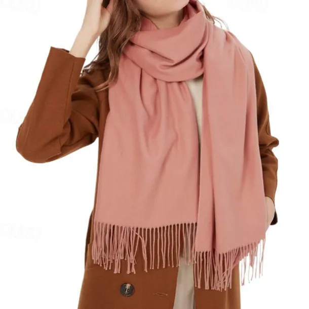Soft Silky Pashmina Shawl Wraps Solid Colors Scarf for Wedding Evening Dresses