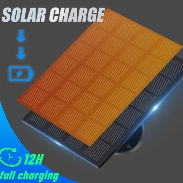 Solar Charging Waterproof Outdoor IP Security Surveillance Cam Wireless WiFi PTZ Camera Speed Dome CCTV Full Color Night Vision Motion Detection Built-in Large Batteries Two-Way Audio