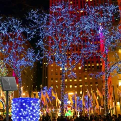 Solar Copper Wire Light Park Lawn Party Outdoor Lighting Christmas String Room Layout Decorative String Light