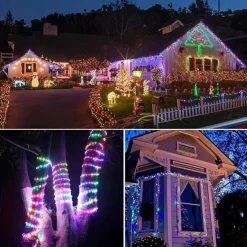 Solar Copper Wire Lights Led Fairy Lights String Outdoor Waterproof Ground Plug Decorative Lights Christmas Lights