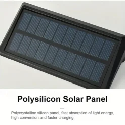 Solar Deck Lamp Outdoor Wall Washing Light Step Light Waterproof LED Wall Lamp Garden Porch Yard Fence Wall Landscape Decoration 2/4PCS