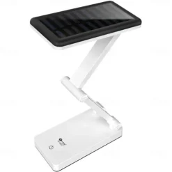 Solar Dimmable Touch Foldable Table Lamp Desk Lamp Eye Protection Table Lamp Portable Solar Rechargeable Table Lamp Solar Usb Charging