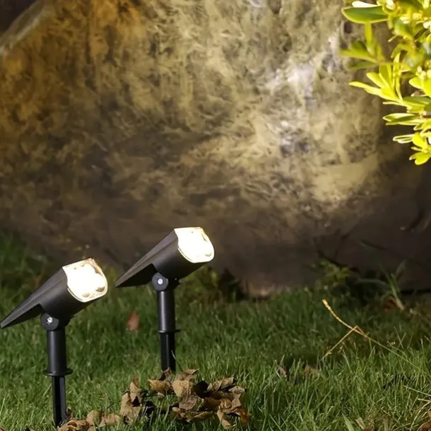 Solar Dual-use Tree Light Outdoor Super Bright Waterproof Spotlight Landscape Yard Garden Villa Decorative Lighting Lawn Lamp 2Leds 7Leds