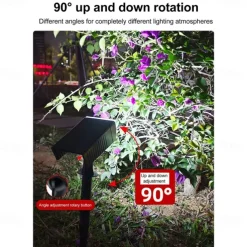 Solar Flood Lights for Outdoor dusk to dawn, 72 LED Waterproof Solar Security Wall Light with 2 Lighting Modes for Front Door, Backyard, Garden, Patio