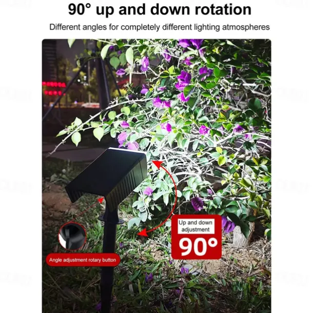 Solar Flood Lights for Outdoor dusk to dawn, 72 LED Waterproof Solar Security Wall Light with 2 Lighting Modes for Front Door, Backyard, Garden, Patio