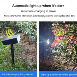 Solar Flood Lights for Outdoor dusk to dawn, 72 LED Waterproof Solar Security Wall Light with 2 Lighting Modes for Front Door, Backyard, Garden, Patio