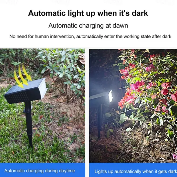 Solar Flood Lights for Outdoor dusk to dawn, 72 LED Waterproof Solar Security Wall Light with 2 Lighting Modes for Front Door, Backyard, Garden, Patio