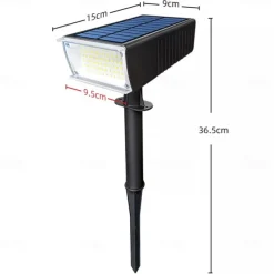 Solar Flood Lights for Outdoor dusk to dawn, 72 LED Waterproof Solar Security Wall Light with 2 Lighting Modes for Front Door, Backyard, Garden, Patio