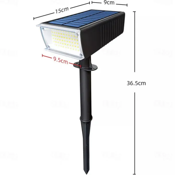 Solar Flood Lights for Outdoor dusk to dawn, 72 LED Waterproof Solar Security Wall Light with 2 Lighting Modes for Front Door, Backyard, Garden, Patio